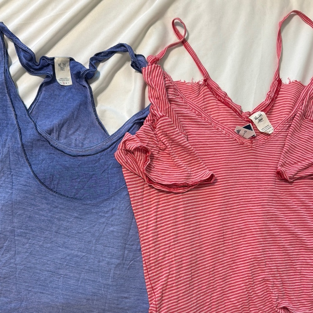 We The Free Linen Blend Top Bundle, Small